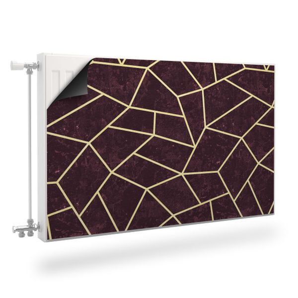 Osłona Magnetyczna Wzór GEOMETRYCZNY Marmur Styl Soho 120cm x 60cm zdjęcie 1