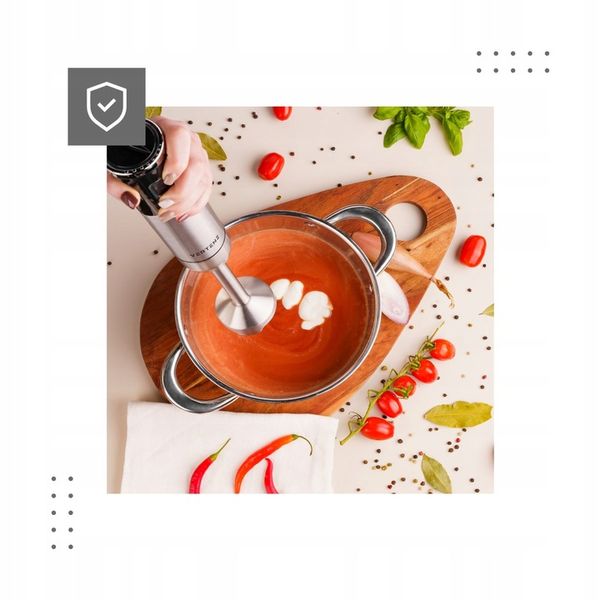 Blender Ręczny Wielofunkcyjny VERTENZ 50 1400W Tytanowe Ostrza Titan 50 zdjęcie 14