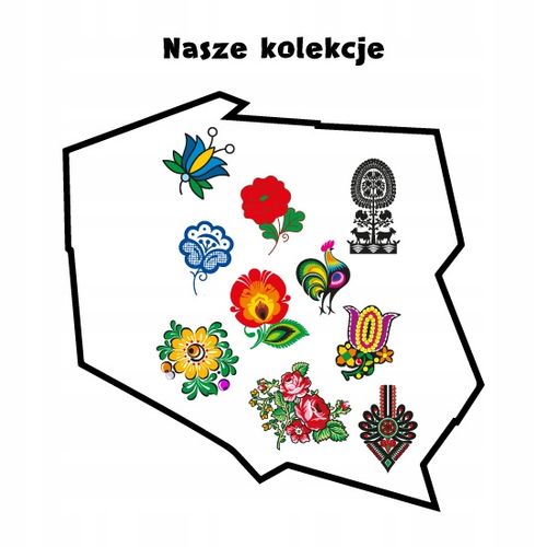 Bombki choinkowe w pudełku Folkstar wzór kaszubski nietłukące się 4szt na Arena.pl