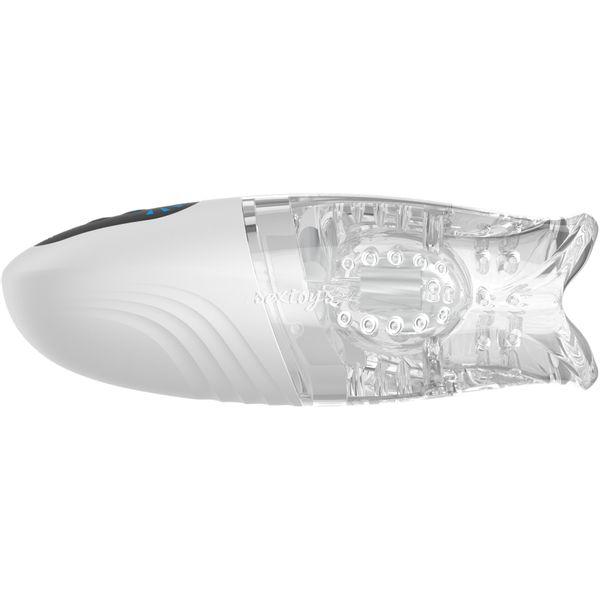 Masturbator Sex Maszyna Dla Mężczyzn, Ruchome Usta Z Wibratorem zdjęcie 8