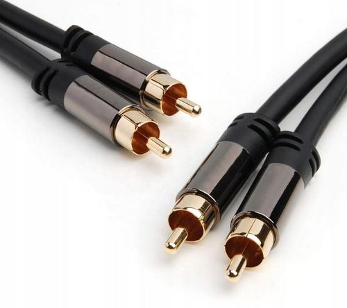 KABEL 2RCA - 2RCA CINCH HQ STEREO OFC NAKAMICHI 1m na Arena.pl