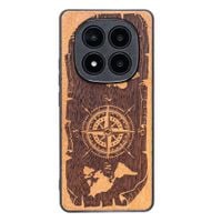 Drewniane Etui Bewood do Xiaomi Redmi Note 14 Pro Plus 5G RÓŻA WIATRÓW