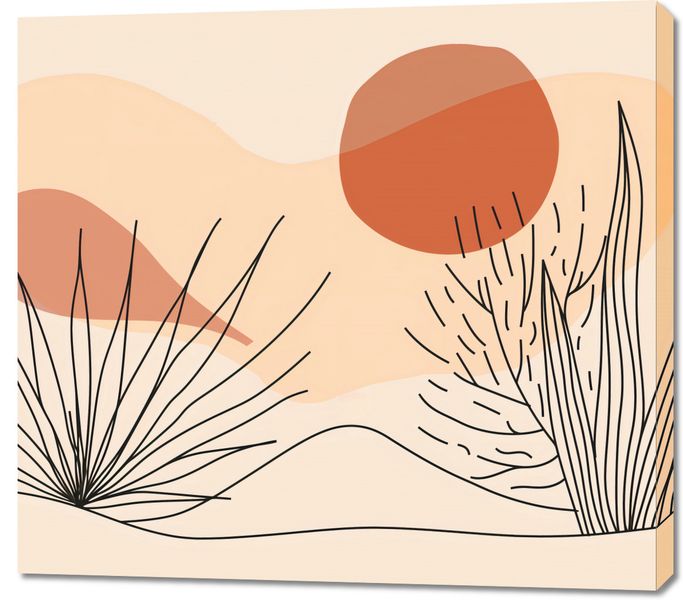 Obraz 100x90cm Miękka Roślinność zdjęcie 1