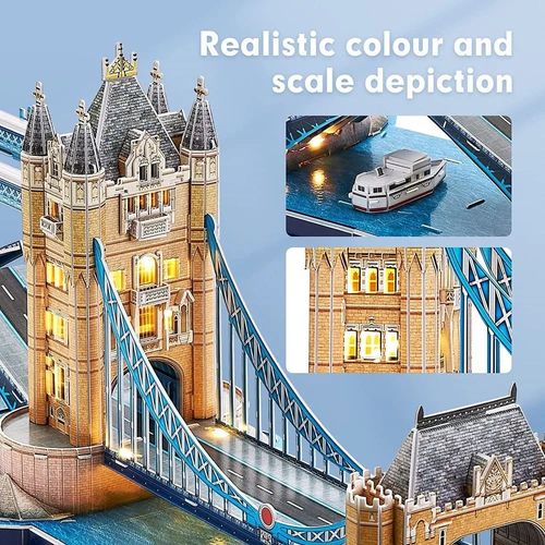 Cubic Fun Puzzle 3D Tower Bridge Led 5317 na Arena.pl