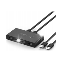 Switch przełącznik KVM USB 2x4 UGREEN USB 2.0