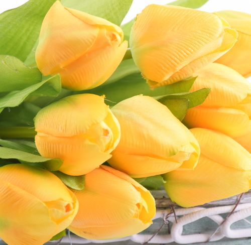 Tulipan 40cm żółty na Arena.pl