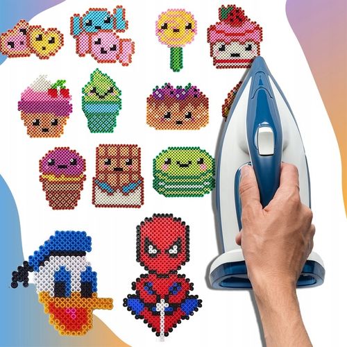 KORALIKI DO PRASOWANIA PRASOWANKA KUFEREK ZESTAW 6000 ELEMENTÓW DLA DZIECI na Arena.pl