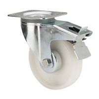 Rueda Ruedas Alex Biały Poliamix 170 kg obrotowa Ø 12,5 cm