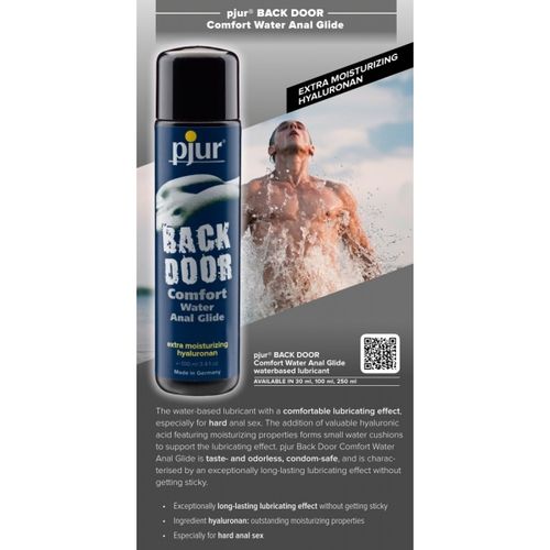 Żel pjur backdoor Comfort glide 100ml waterbased with hyaluronan na Arena.pl