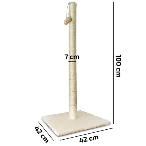 Wysoki drapak dla kota Słupek z zabawką Piłka na Arena.pl