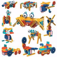 KLOCKI KONSTRUKCYJNE ZESTAW RUSZAJĄCE SIĘ Z SILNIKIEM 116 el KREATYWNE