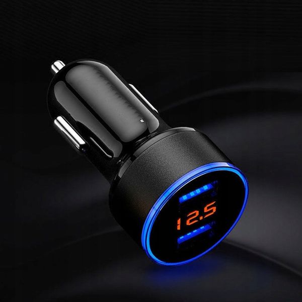 Zestaw 5 X Ładowarka Samochodowa 2 xUSB 3,1A LED zdjęcie 5