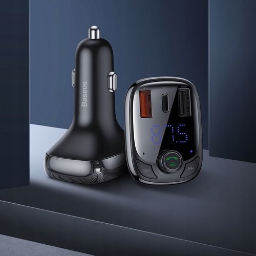 BASEUS ŁADOWARKA TRANSMITER FM BLUETOOTH QC 3.0 PD na Arena.pl