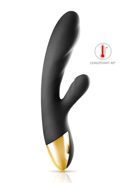 RABBIT HEAT MY QUEEN 2 BLACK EMP VIBRATOR zdjęcie 2