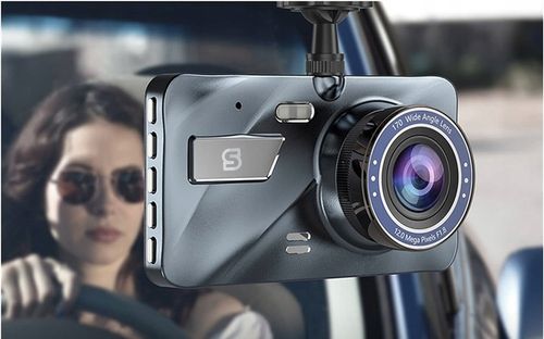 Wideorejestrator jazdy Przód Tył Kamera samochodowa Full HD + Karta pamięci na Arena.pl