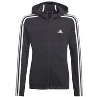 BLUZA JUNIORSKA GIRLS ESSENTIALS 3-STRIPES FULL-ZIP HOODIE ADIDAS 134cm