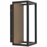 Elewacyjna LAMPA ogrodowa SYMMETRY LED 8176 Nowodvorski prostokątna OPRAWA outdoor LED 7W 3000K zewnętrzna IP54 grafitowa