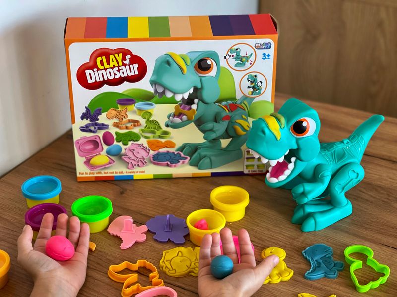 NAKARM DINOZAURA CIASTOLINA NR:8571 zdjęcie 15