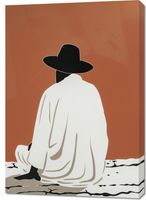 Obraz 70x100cm Rozmyślania w Oddali