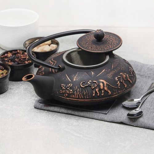 Emaliowany czajnik ŻELIWNY IMBRYK DO HERBATY CZAJNICZEK ZAPARZACZ Hanako na Arena.pl