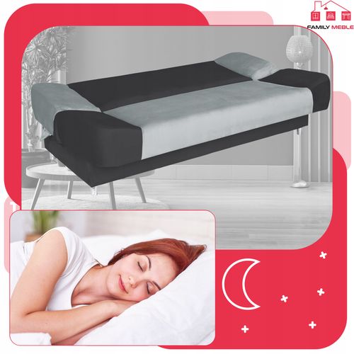 Kanapa sofa Sara Duo rozkładana wersalka spania bonell łóżko Family meble na Arena.pl