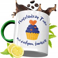 Kubek Zielony Dla Taty Tatusia Na Urodziny Prezent Z Nadrukiem Ze Zdjęciem