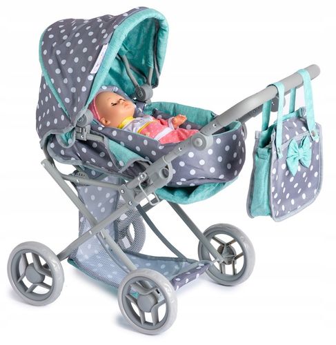 WÓZEK DLA LALEK 3w1 spacerowy głęboki LALKA BOBAS na Arena.pl