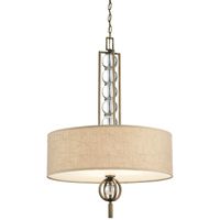 Abażurowa LAMPA wisząca Celestial KL-CELESTIAL-3P Elstead KICHLER klasyczna OPRAWA zwis na łańcuchu z kryształkami brązowy