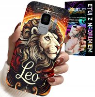ETUI DO SAMSUNG GALAXY S9 - LEW, ZNAK ZODIAKU ASTRONOMIA, CASE + FOLIA