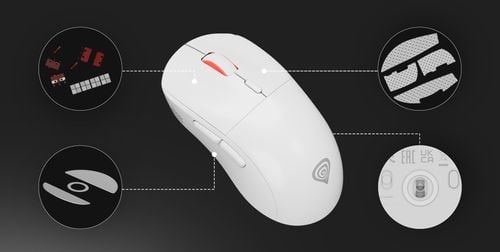 Myszka Genesis ZIRCON XIII Custom Wireless (Biała) na Arena.pl