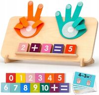 Edukacyjne manipulacje matematyczne Bloki liczenia liczb dla dzieci