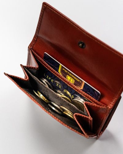 skórzany, średni portfel damski na zatrzask - peterson na Arena.pl