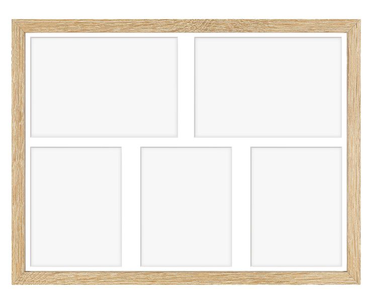 Ramka na 5 zdjęć Hekla 40x50x5 MDF galeria zdjęć sonoma jasna 1szt. zdjęcie 2
