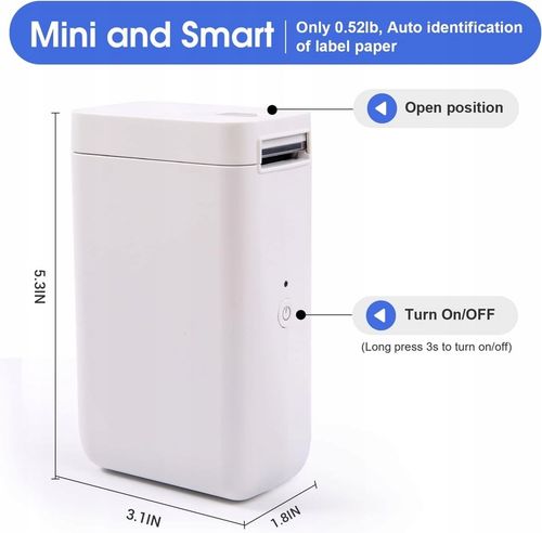 NiiMbot D101 Bezprzewodowa drukarka do etykiet bluetooth bezatramentowa na Arena.pl