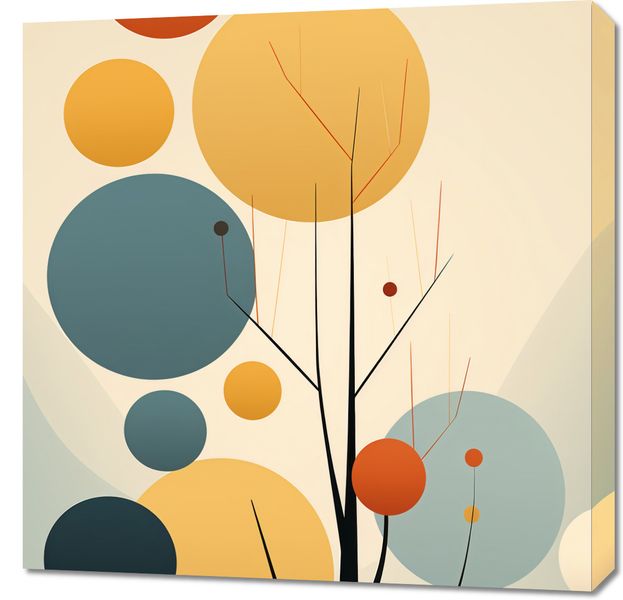 Obraz 70x70cm Harmonia Jesiennych Kolorów zdjęcie 1