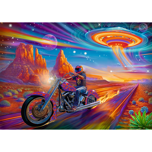 Puzzle - 1000 - Szalona jazdaFSC Mix 70% 10930 na Arena.pl