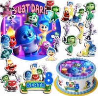 ZESTAW OPŁATEK NA TORT 30CM +17 POSTACI - W GŁOWIE SIĘ NIE + IMIĘ 24CM 26CM