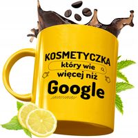 Złoty Kubek Premium Dla Kosmetyczki Prezent Z Nadrukiem Ze Zdjęciem