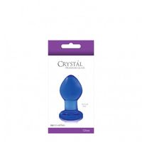 CRYSTAL SMALL BLUE Szklany korek analny