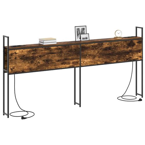 Szafka z Ładowaniem Wędzony dąb 200 cm Materiał drewnopochodny na Arena.pl