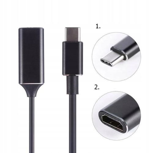 KABEL ADAPTER Przejściówka USB-C 3.1 DO HDMI 4K UHD MHL do Macbook Samsung na Arena.pl