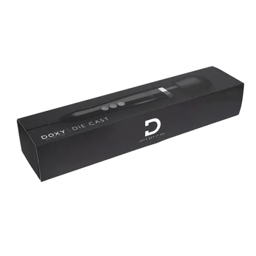 Masażer - Doxy Die Cast Wand Massager Black na Arena.pl