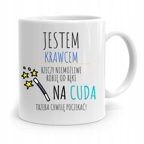 Kubek Prezent Krawcowej Krawca Jestem Krawcem Z Nadrukiem Ze Zdjęciem na Arena.pl