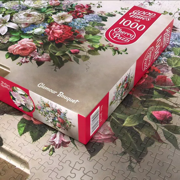 Puzzle 1000 elementów. Bukiet glamour 30134 zdjęcie 4