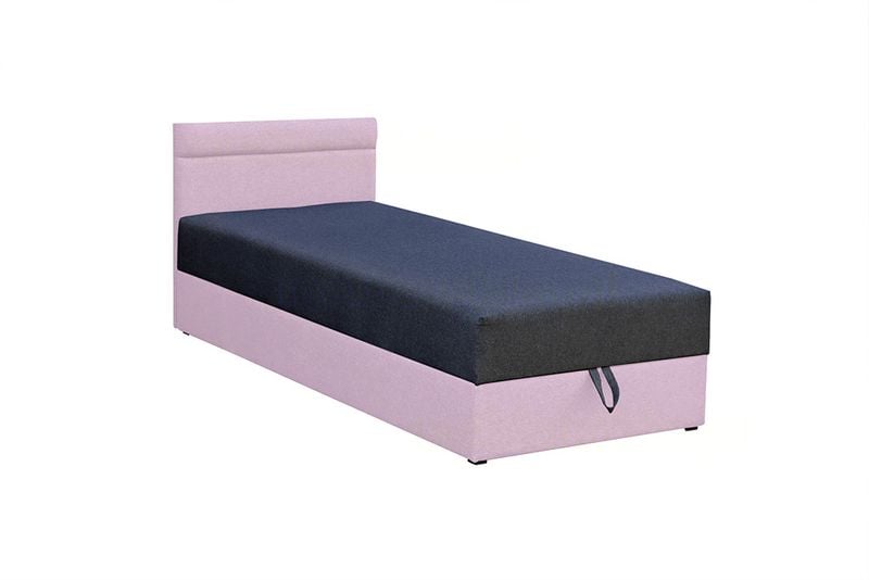 ARN201-W2 Nowe Łóżko Tapczan 80x190 80/190 z materacem i pojemnikiem zdjęcie 1