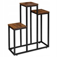 KWIETNIK STOJĄCY STOJAK PÓŁKI NA KWIATY ROŚLINY LOFTOWY METALOWY