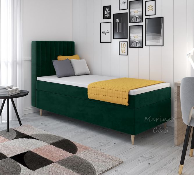 Łóżko kontynentalne jednoosobowe Paris 100cm x 200cm PRODUCENT zdjęcie 1