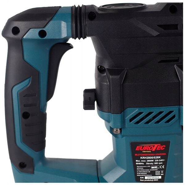 MŁOTOWIERTARKA MŁOT UDAROWY WIERTARKA SDS+ UDAR DŁUTA WIERTŁA +WALIZKA SMAR zdjęcie 2