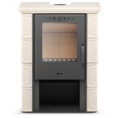 PIEC KAFLOWY kominek koza stalowy wkład ELDUR CAPPUCCINO