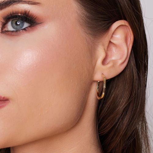 złote kolczyki koła 24mm na Arena.pl